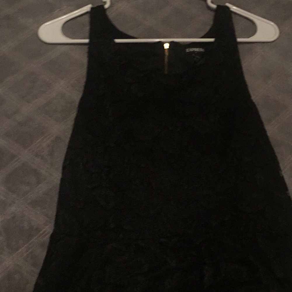 Black Formal Tank Top